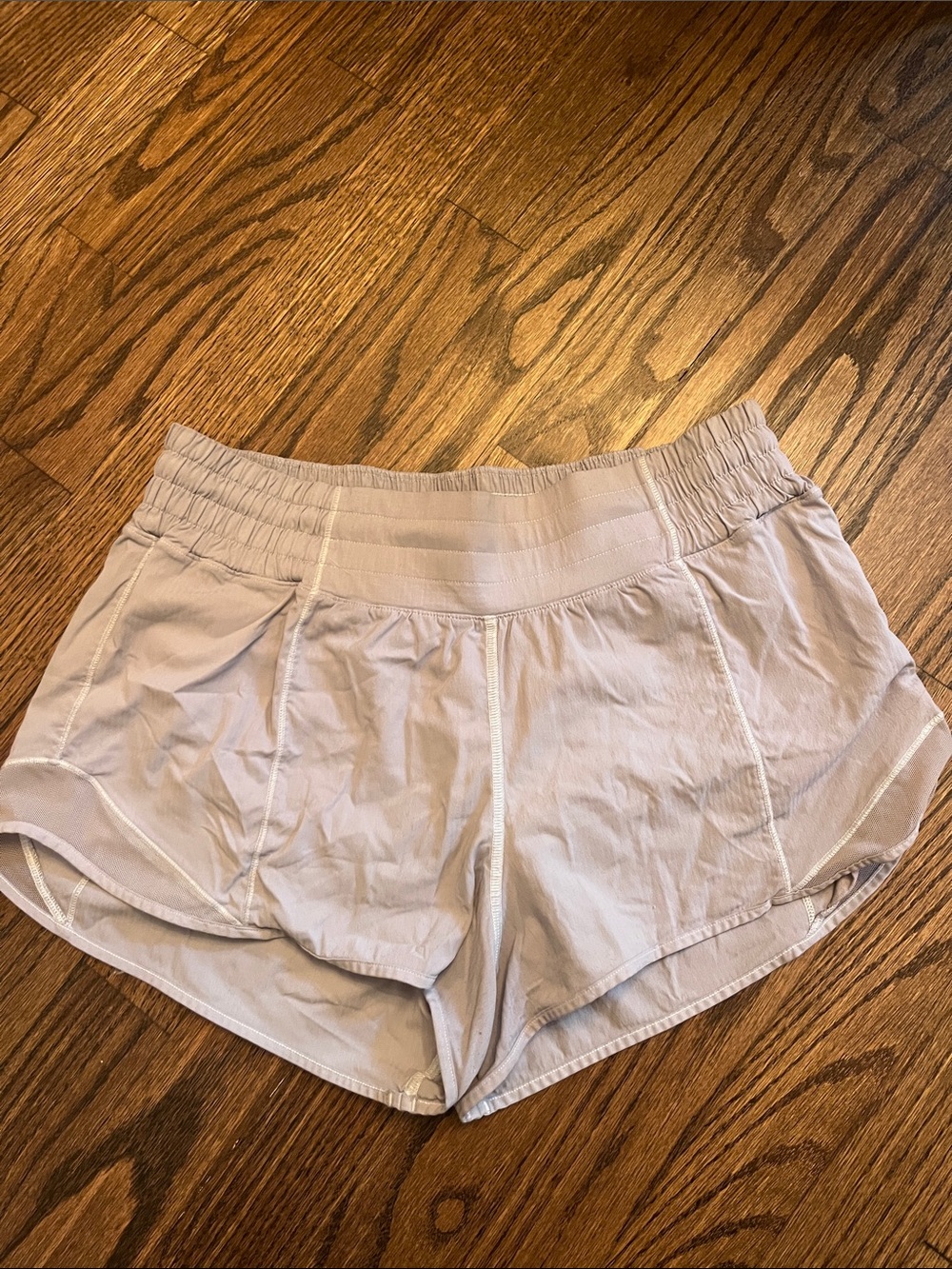 Gray Lululemon athletic shorts